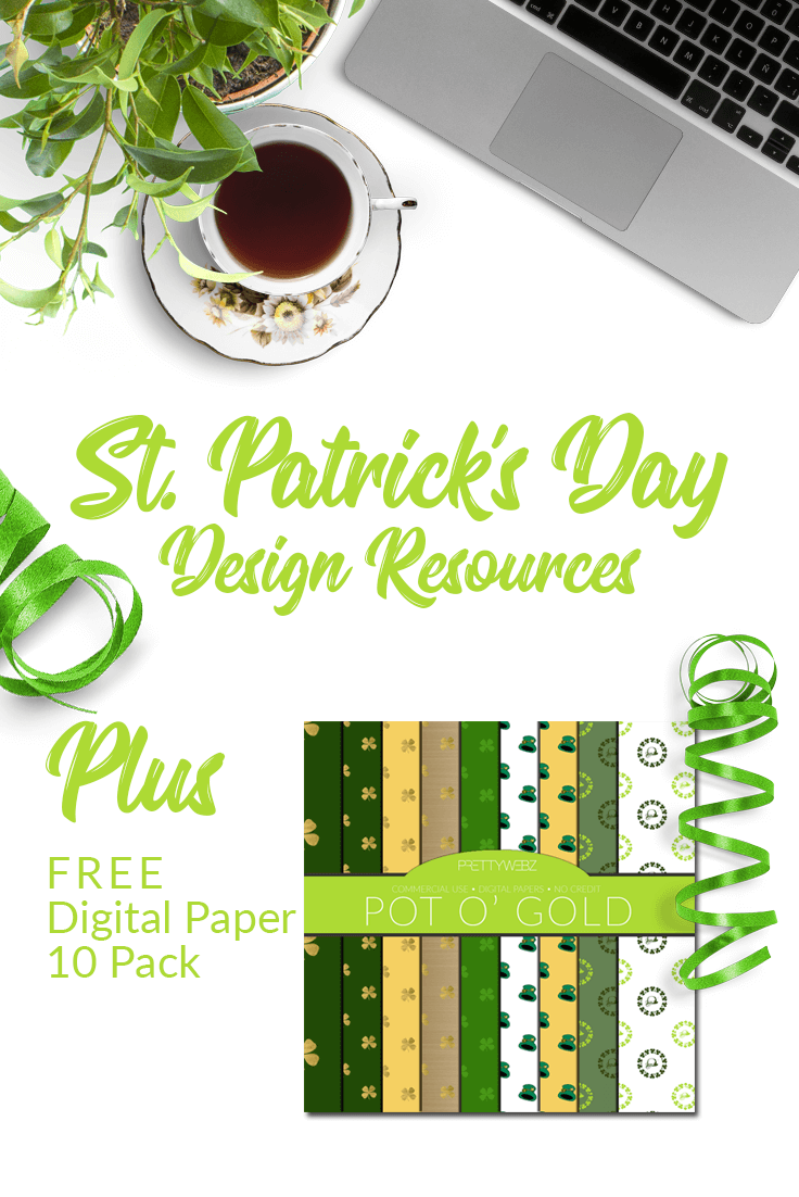 St. Patrick's Day Art & Design Resources roundup of blogging and social media resources