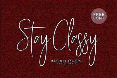 stay classy Cool fonts #4 pick display