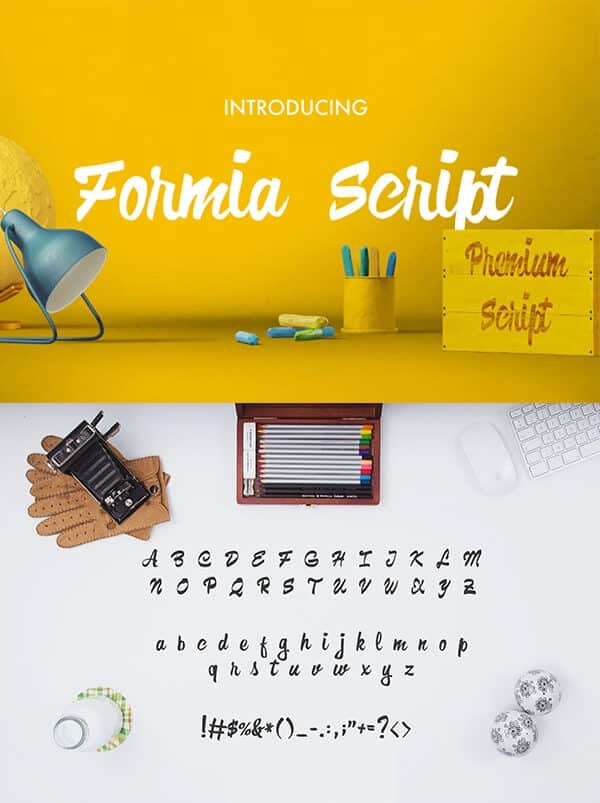 Formia Script Font