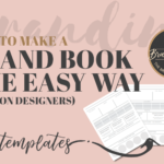 brand book feature with title overlay