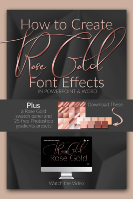 Gold Color Code How To Make Gold Font Photoshop Effects Prettywebz Media Business Templates Graphics