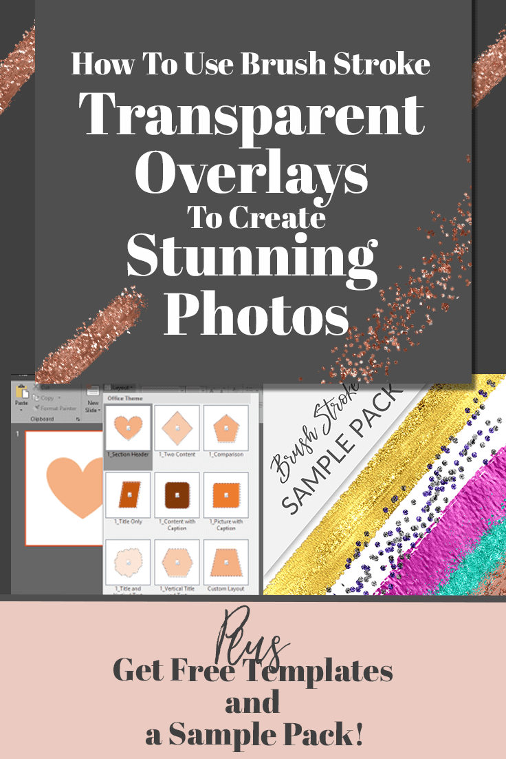 Image overlays, transparent overlays for social media, blog features and product displays inspiration, free templates and free graphic's sample pack