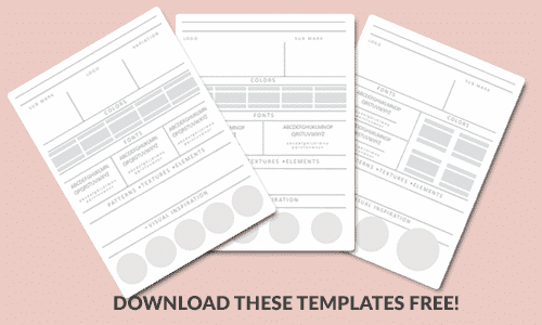 Brand book part two - style sheet template