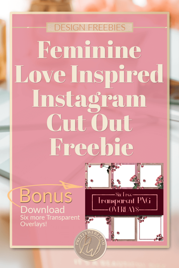 Want prettier Instagram images? check out these rose gold feminine Instagram cut out frames freebie! 16 total images 1200x1200 pixels perfect for Instagram. Create a story, use for scrapbooking or promotions! 