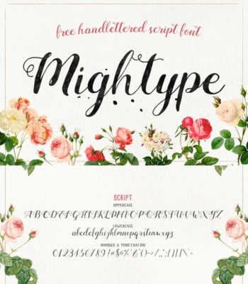 10 lettering fonts for wedding graphics