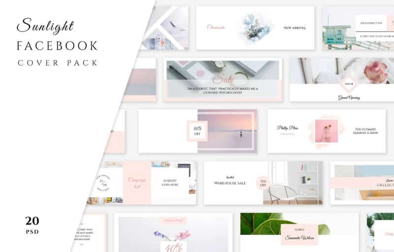 Creative Market Resources for Facebook timeline covers post