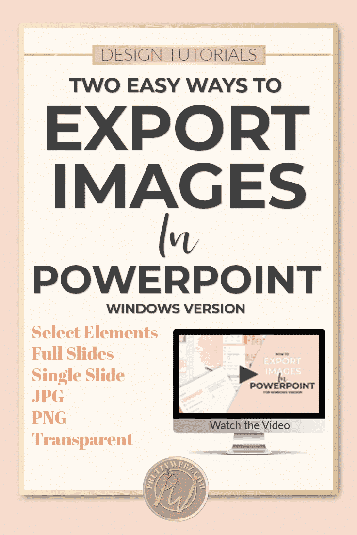 Creating custom images in PowerPoint is super easy with this great guide to exporting images in Powerpoint. You have so much control over how images are exported and even what parts of your image get exported .