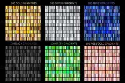 metallic gradients set