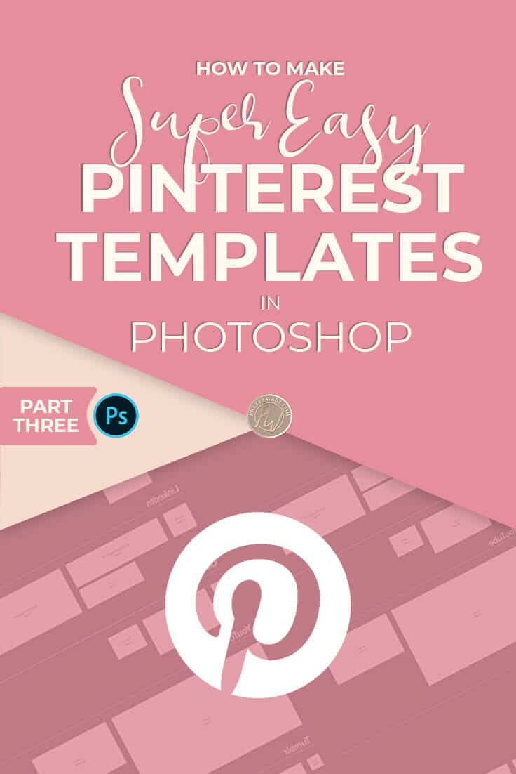 How to make super easy Pinterest social media campaign template for Photoshop. You're going to love the convenience and ease of this template. It's going to save you so much time and frustration because you'll have everything you need at your fingertips.