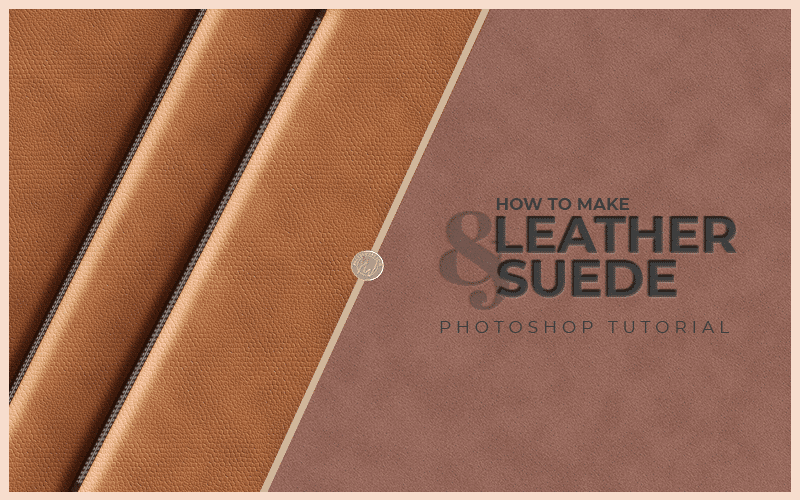 Suede and leather texture photoshop