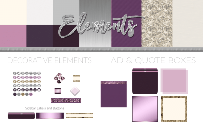 elements purple