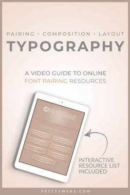 Font Pairing Guide Prettywebz Media Business Templates Graphics