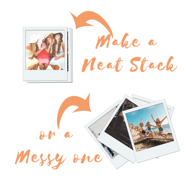 Flat Photo Instant Film Mockup - Image 3