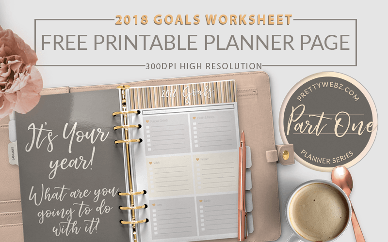 Personal & Business Goal Setting Worksheet Feature