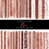 Rose Gold brush Stokes