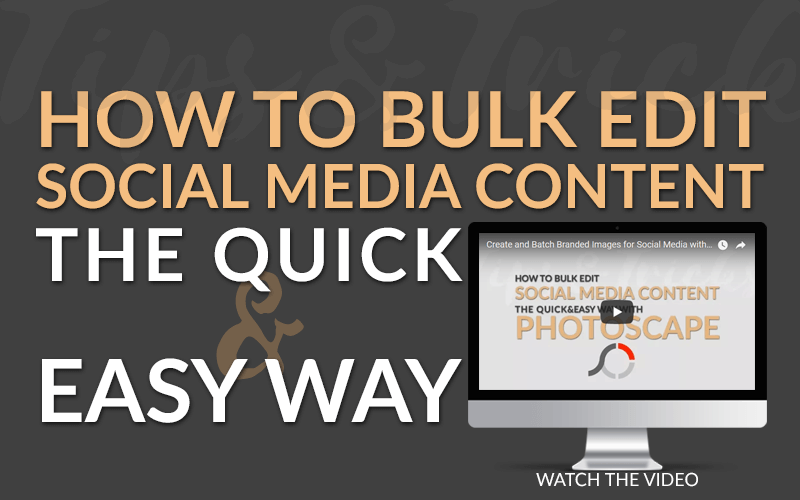 Social Media Content Creation the Quick & Easy Way