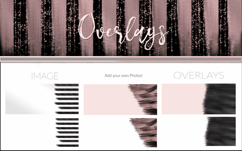 Fashonista Blog Kit Image overlays