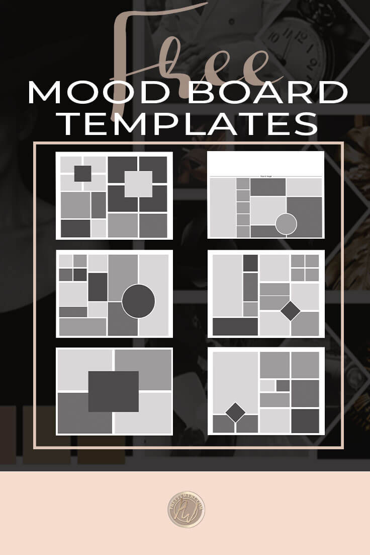 mood board template grid