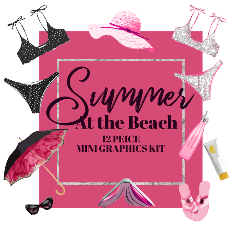 Summer At the Beach Mini Graphics Kit