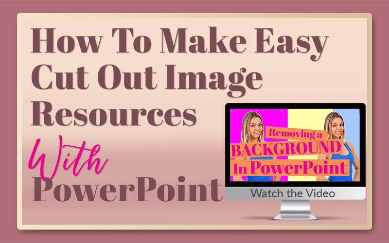 How to Cut Out Image Backgrounds In PowerPoint Easy!
