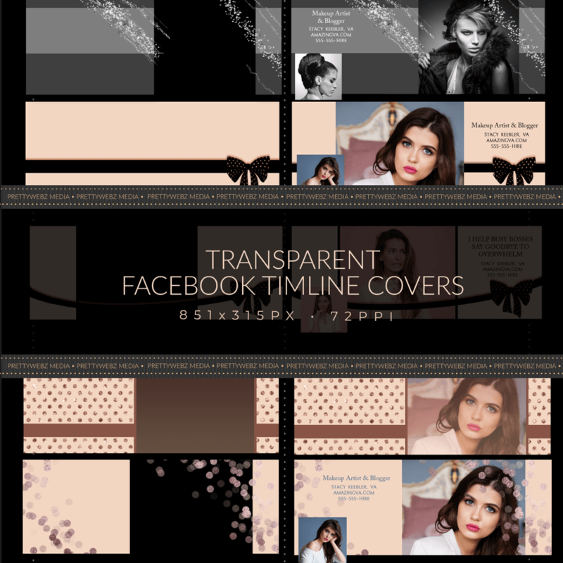 Facebook Timeline Cover Transparent Overlay Pack