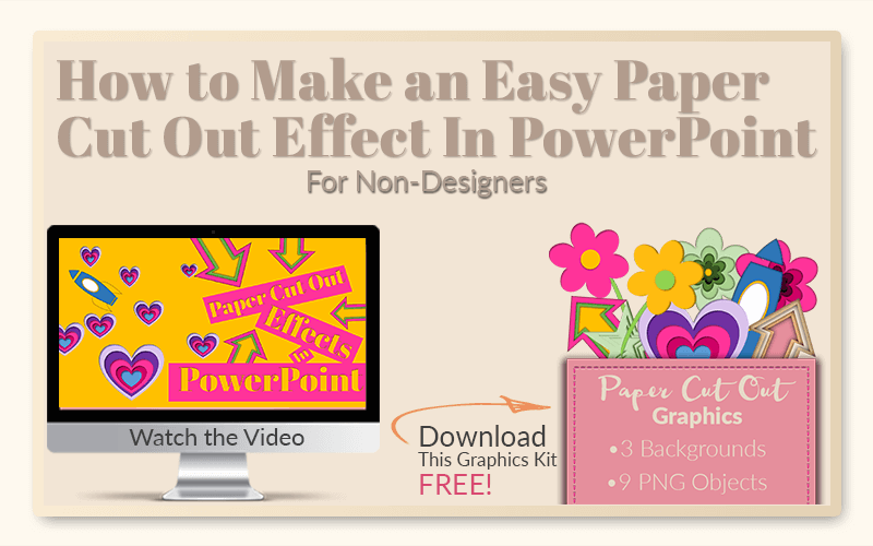 How to Make an Easy Paper Cut Out Effect In PowerPoint
