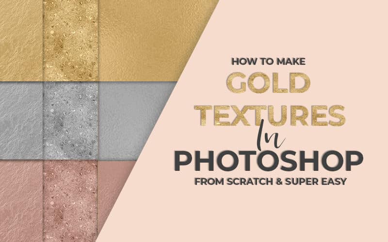 How to Make Easy Silver, Gold & Rose Gold Foil Textures