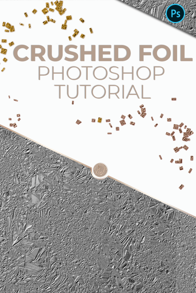 Gold texture photoshop tutorial. This video will show you how to create Crushed foil, gold foil, aluminum foil, rose gold foil in photoshop with only filters. No source images required!