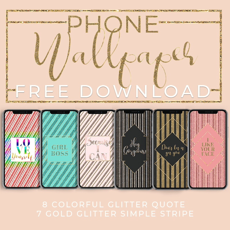 Luxe Stripe Phone Backgrounds