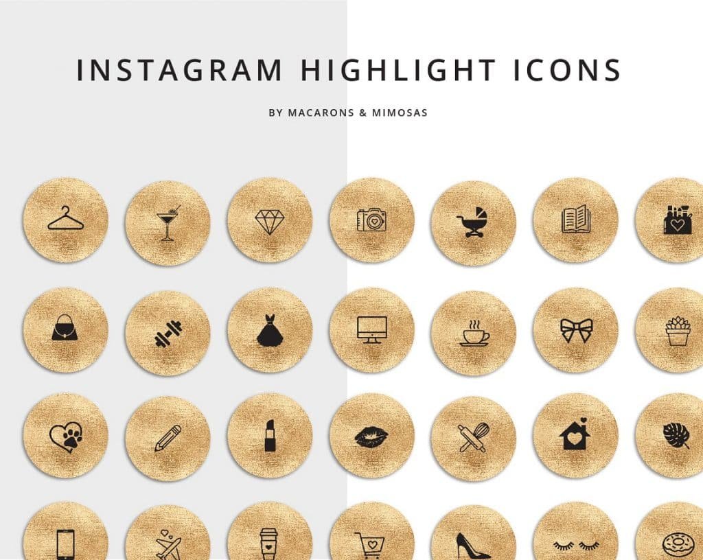 Instagram Highlight Covers PrettyWebz Media Business Templates Graphics