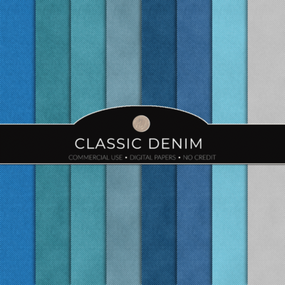 Denim Textures Digital Paper Pack