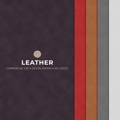 Suede & Leather Textures Digital Paper Pack