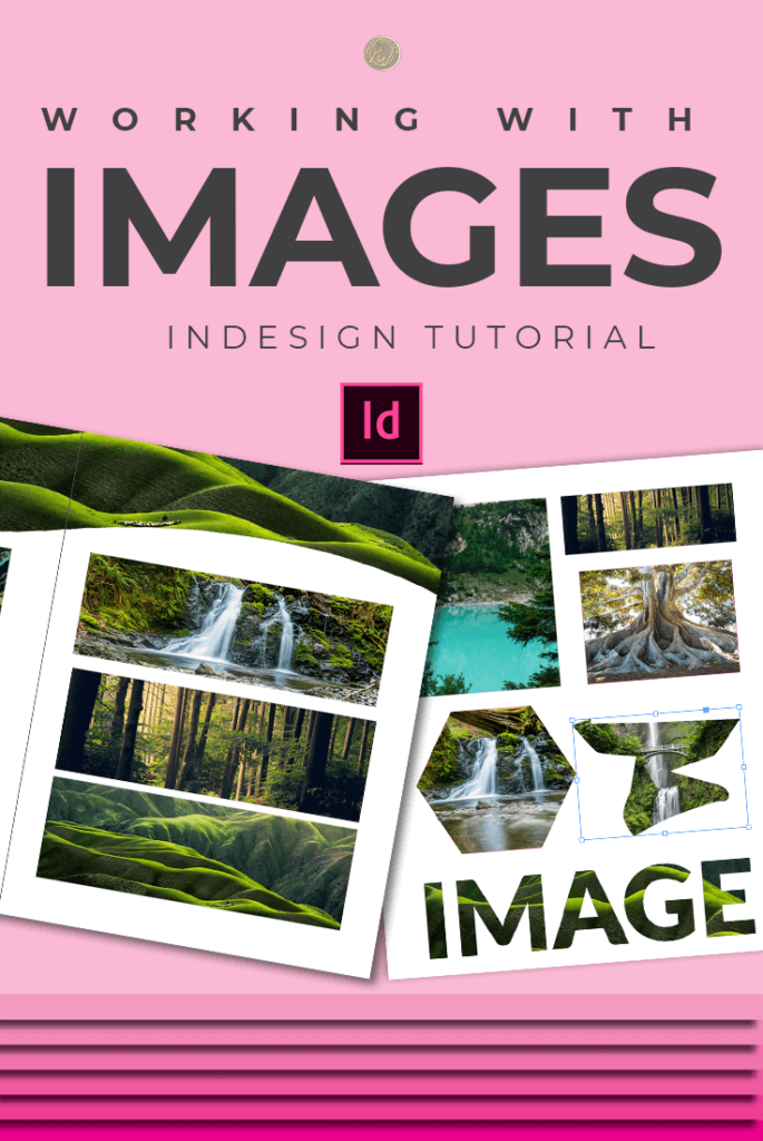 Adobe Indesign For Beginners - working with images in Indesign learn to add images to text, shapes, create image grids and more. 