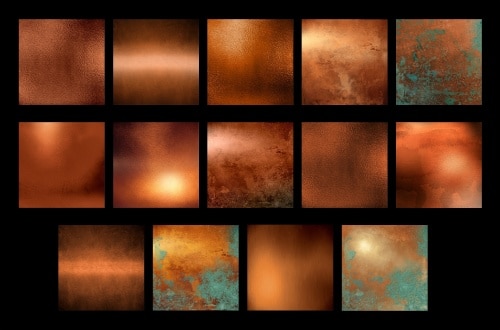 copper textures examples