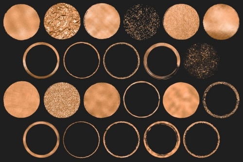 Copper circles 