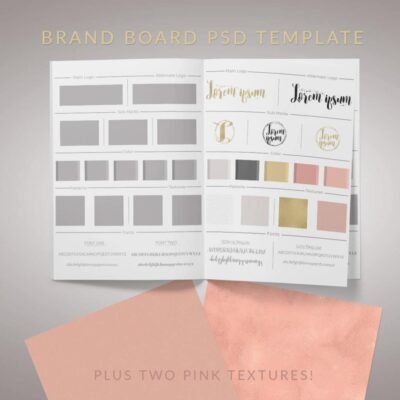 Brand Board PSD Template