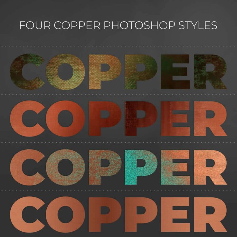 text styles for copper textures