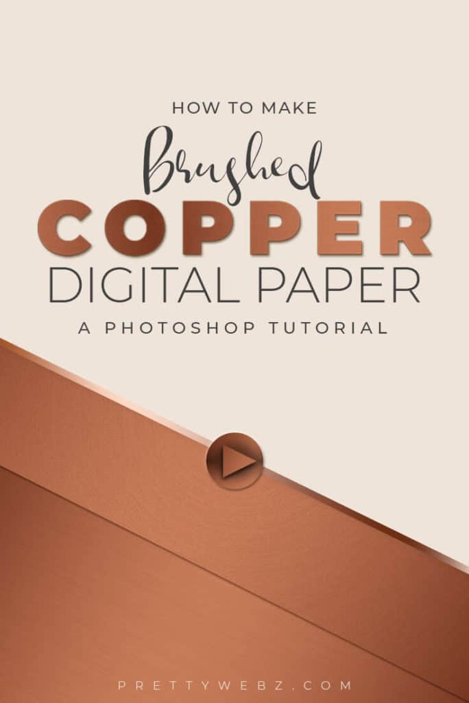 How to make copper texture in photoshop turn them into photoshop patterns and styles and export the copper texture as digital paper