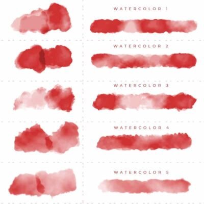 Water Color Photoshop Brushes - Mini Set - PrettyWebz Media Business ...