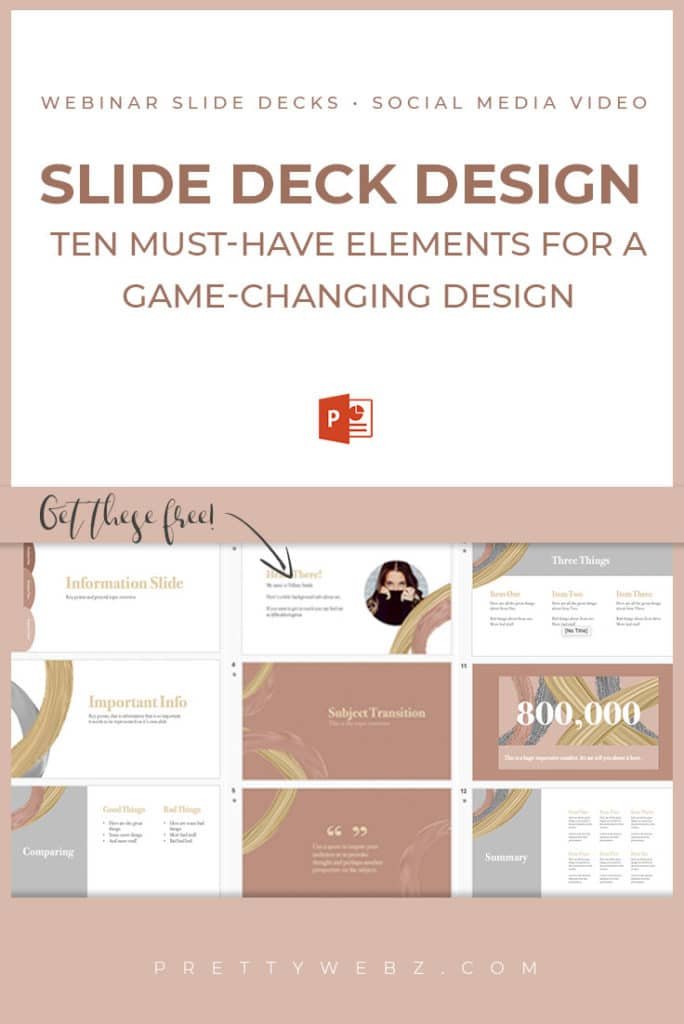 creating a powerpoint slide deck