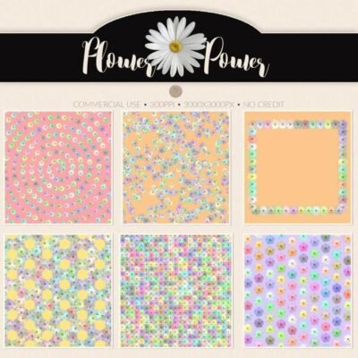 Flower Power Background Patterns