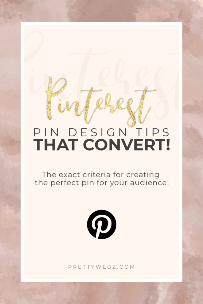 Pinterest pin design tips to help you get the most out of your pinterest marketing efforts. Create beautiful and eye catching pinterest image that people want to pin with these five must follow tips! These simple things that often get overlooked are so important to your success on Pinterest. 