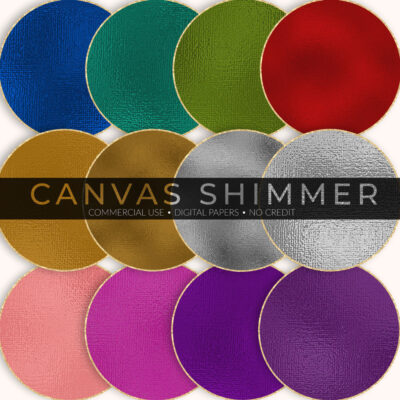 Canvas Shimmer Digital Papers