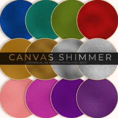 Canvas Shimmer Digital Papers