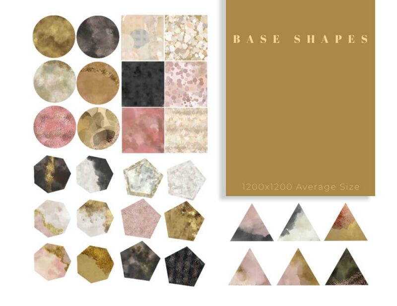 Abstract Design kit Shapes small