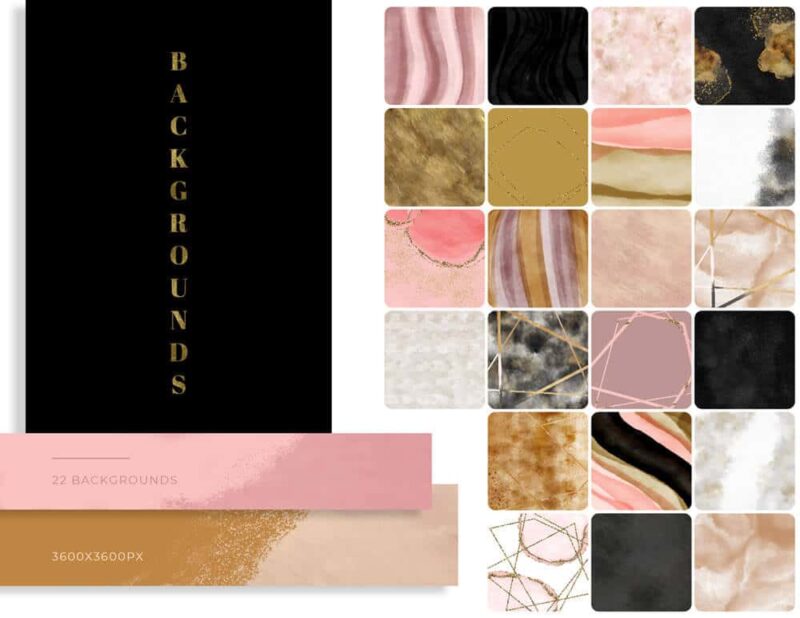 Abstract Design kit backgrounds