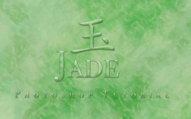 Photoshop Texture Tutorial: Jade Stone