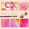 Nautical Blush Ocean Tranquility Backgrounds 6