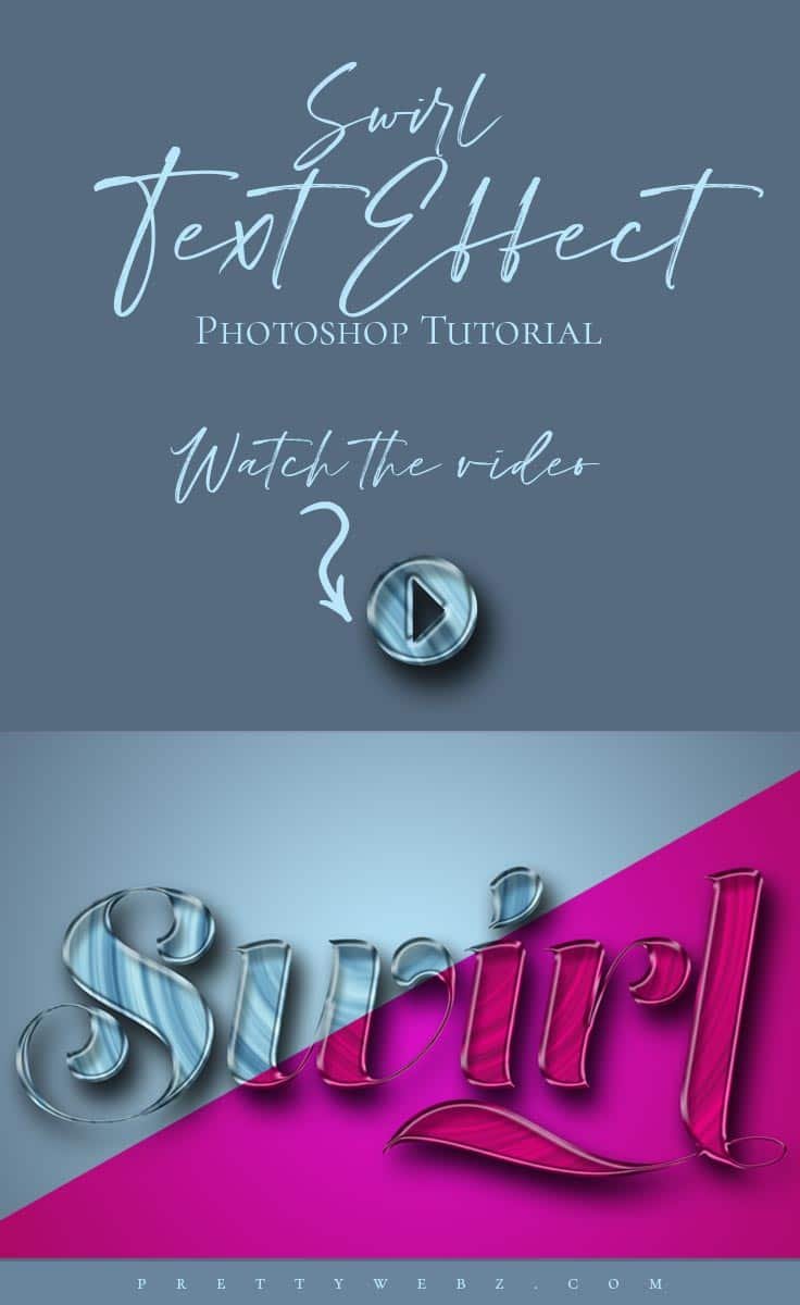 Swirl Text Effect Photoshop Tutorial   PrettyWebz Media Business