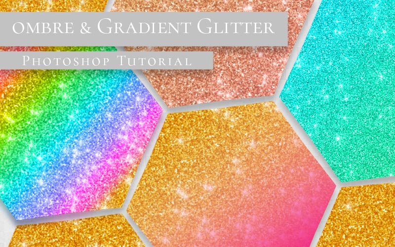 Ombre Glitter Texture Photoshop Tutorial